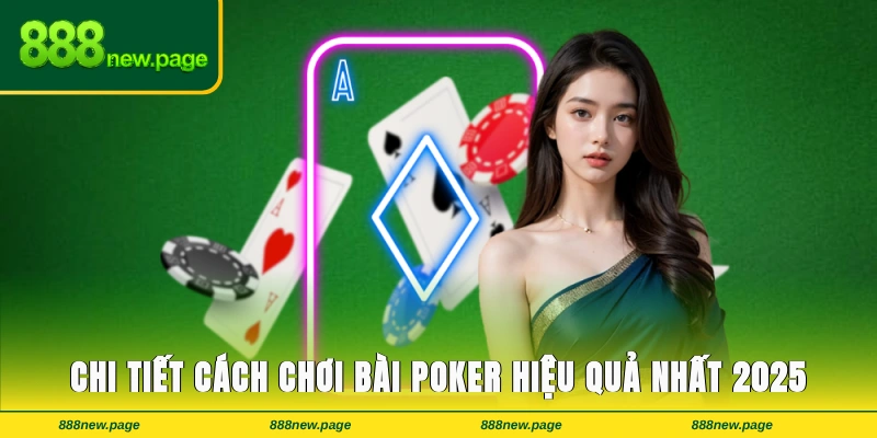 Hướng dẫn chi tiết cách chơi bài poker hiệu quả nhất 2025