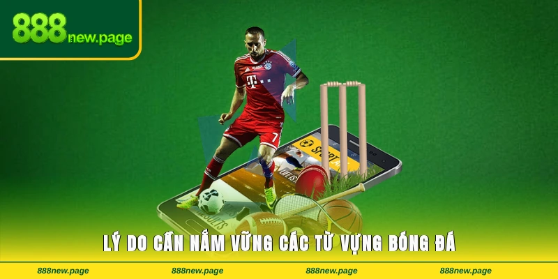 Lý do cần nắm vững các từ vựng bóng đá